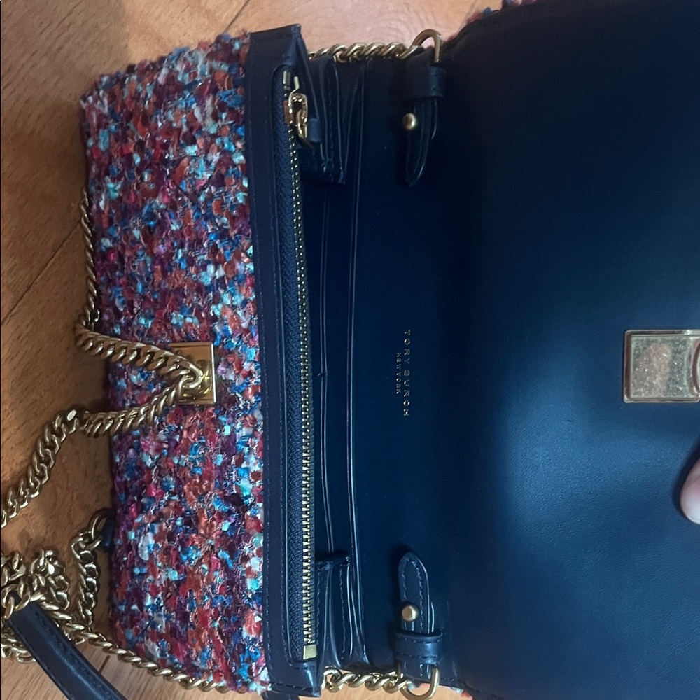 NBW Tory Burch Colorful Tweed Crossbody Bag - Picture 4 of 6